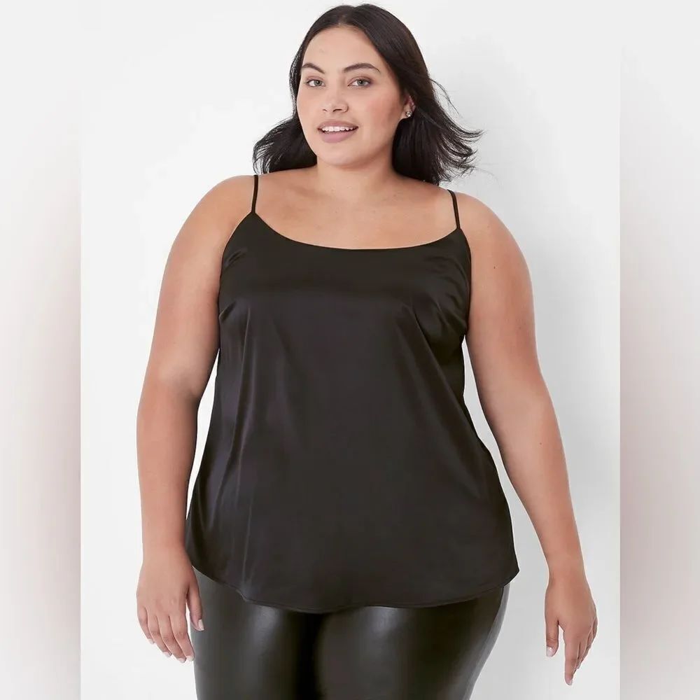 LANE BRYANT Sleeveless Satin Cami *NEW*